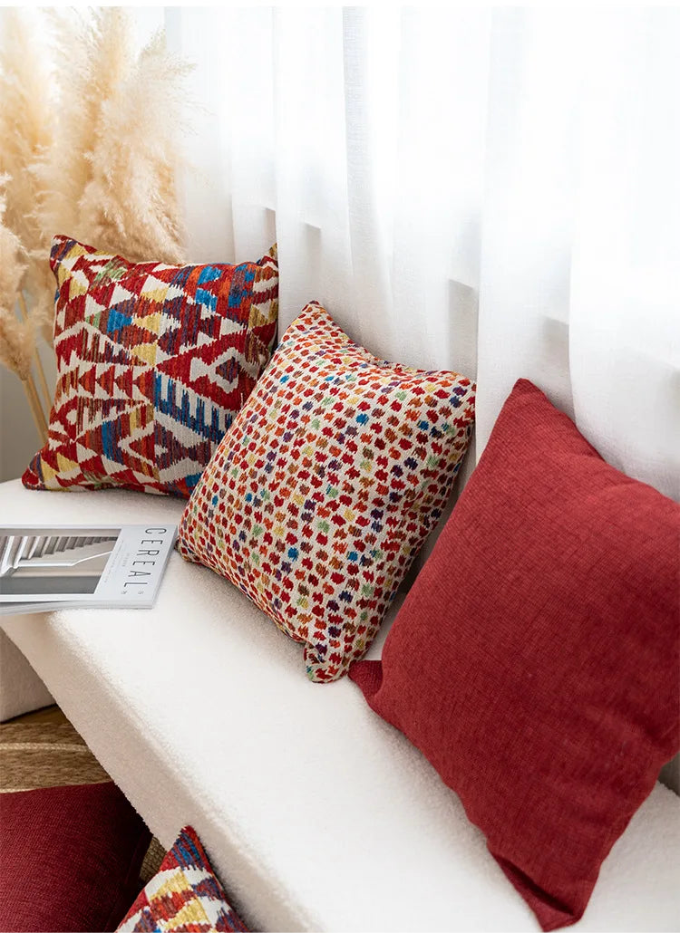 Bohemian Aztec Woven Pillow Covers