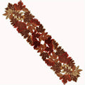 Autumn Maple Leaf Embroidered Table Runner & Placemats