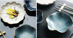Ceramic Flower Sauce Dish – Mini Porcelain Dipping Bowl for Soy Sauce, Nuts & Charcuterie