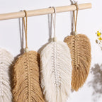 Boho Leaf Macramé Wall Hanging