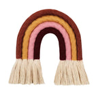 Macrame Rainbow Wall Hanging – Boho Nursery Decor