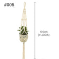 🌿 Handmade Macrame Plant Hanger – Boho Hanging Planter Basket for Indoor & Outdoor Decor
