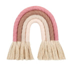 Macrame Rainbow Wall Hanging – Boho Nursery Decor