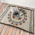Boho Celestial & Nature-Inspired Woven Throw Blanket