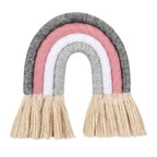 Macrame Rainbow Wall Hanging Decorative for Boho Home Decor Kids Babys Art (Copy)