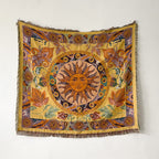 Boho Celestial & Nature-Inspired Woven Throw Blanket