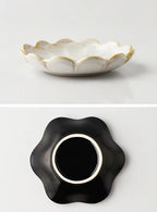 Ceramic Flower Sauce Dish – Mini Porcelain Dipping Bowl for Soy Sauce, Nuts & Charcuterie