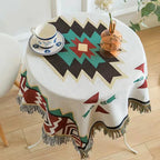 Aztec Boho Throw Blanket Decorative Bed Blankets Geometric Flower Sofa Couch Tassels Home Decor