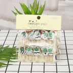 Cactus Wooden Photo Clips Set (10 Pack with Twine)