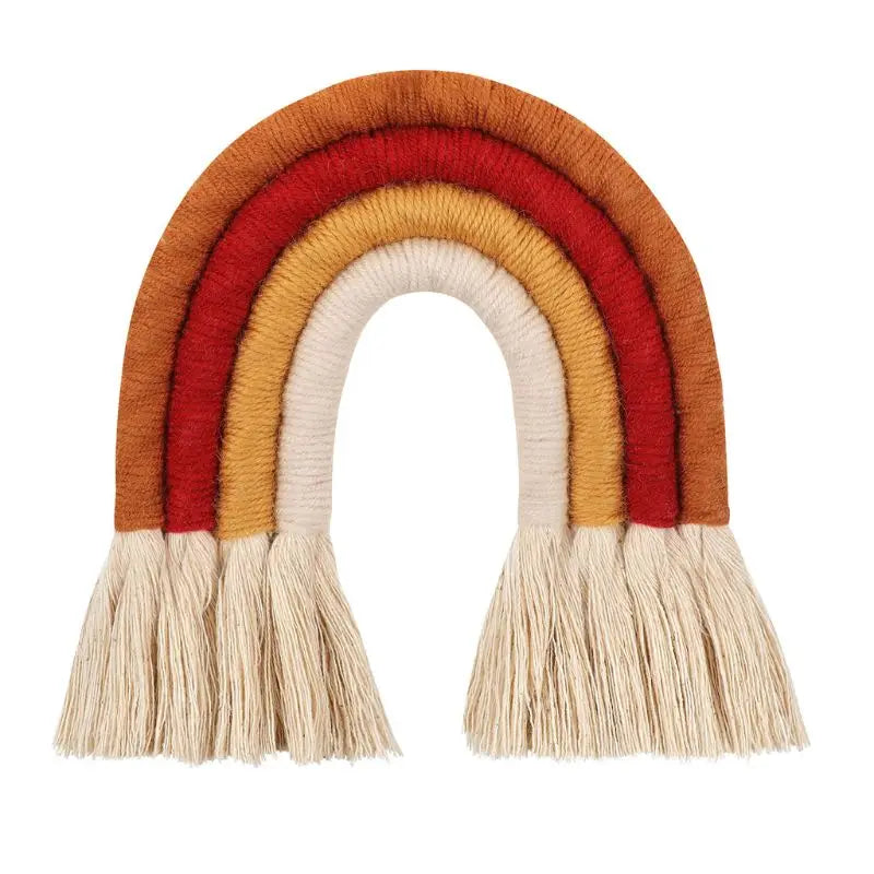 Macrame Rainbow Wall Hanging Decorative for Boho Home Decor Kids Babys Art (Copy)