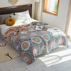 Bohemian Cotton Gauze 4-Layer Muslin Quilt