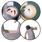 Ceramic Sloth Hanging Planter