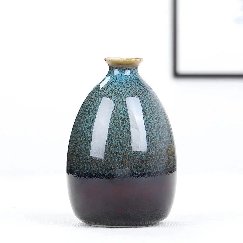 Mini Boho Glazed Ceramic Vase