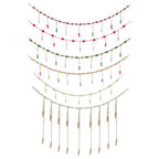 Boho Wall Hanging Photo Display with Wooden Beads & Clips