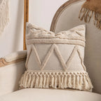Modern Loop Yarn Pillow Cover – Minimalist Geometric Texture | Elegant Boho Home Decor Cushion for Sofa or Bed | Housewarming Gift