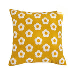 Boho Home Decor Tufted Embroidered Pillowcase – Decorative Throw Pillow Cover for Sofa & Living Room