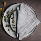 Rustic Cotton Gauze Reusable Napkin – Boho Kitchen & Table Decor - Rust