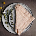 Rustic Cotton Gauze Reusable Napkin – Boho Kitchen & Table Decor