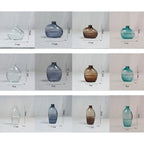 Gradient Glass Flower Vase – Modern Iridescent Home Accent