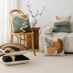 Abstract Tufted Landscape & Nature-Inspired Pillow Covers