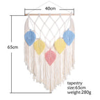 Leaves Hand-Woven Macrame Tapestries