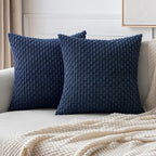 Soft Striped Throw Pillow Cover for Fall