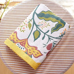 Cotton Gauze Floral Bath Towel