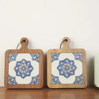 Bohemian Decorative Wood Trivets
