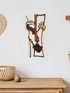 Abstract Face Wooden Wall Decor Art Hanging Home and Office Decorative Hanging for Living Room Bedroom and Hallway Gift 1Pcs