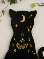 Animal Shaped Moon Phase Crystal Wall Shelf