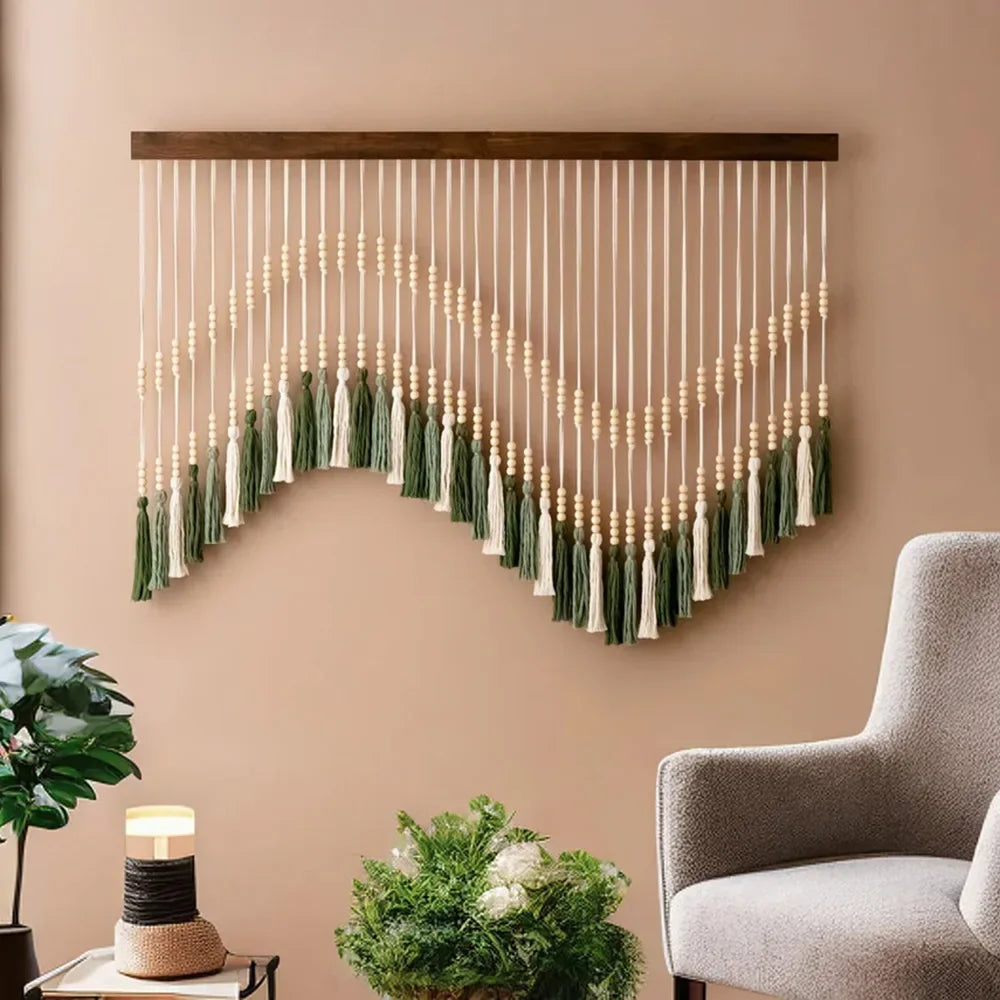 Boho Macrame Wall Hanging Tapestry