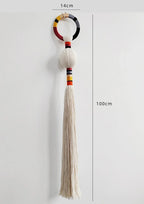 Macrame Ball Wall Hanging – Boho Handwoven Sculpture