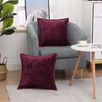 Luxury Chenille Throw Pillow Cover