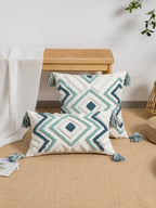 Geometric Bohemian-Style Throw Pillow Cover