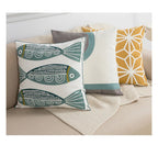 🌼 Cozy Embroidered Throw Pillow Cover – Nordic-Inspired Boho Home Decor Accent