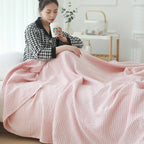 Lightweight Cotton Boho Throw Blanket