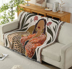 Boho Tassel Throw Blanket
