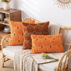 Plush Pumpkin Pillow Cover – Cozy Autumn Accent
