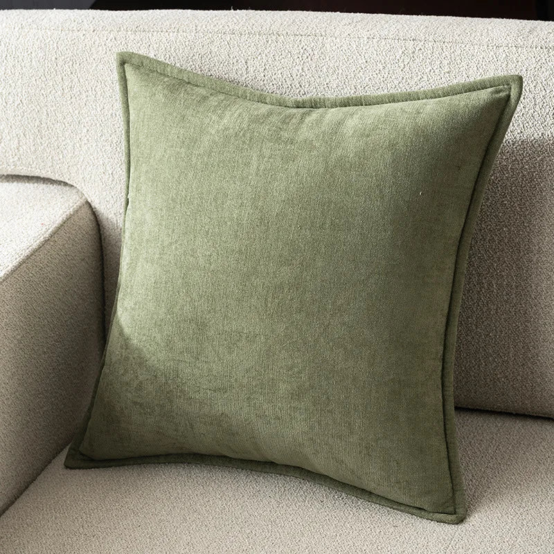 Retro Chenille Throw Pillow Cover