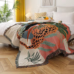 Boho Tassel Throw Blanket