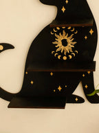 Animal Shaped Moon Phase Crystal Wall Shelf