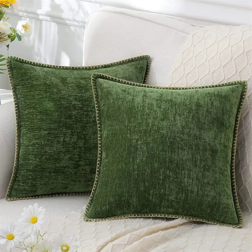 Luxury Chenille Throw Pillow Cover