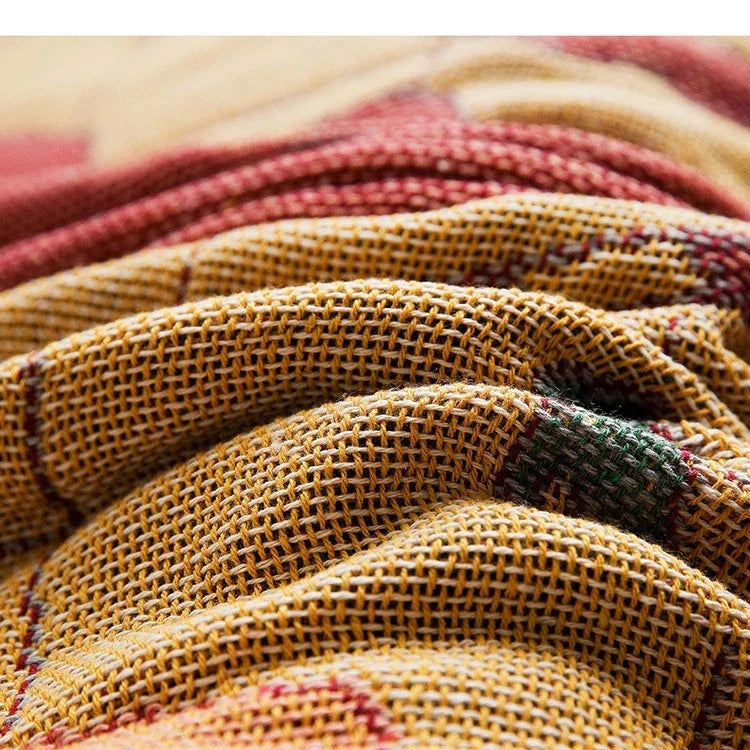Cotton Bohemian Woven Blankets