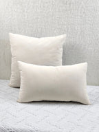 White French Floral Embroidered Pillow Cover – Elegant Boho Home Decor Accent