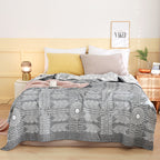 Lightweight Cotton Boho Throw Blanket