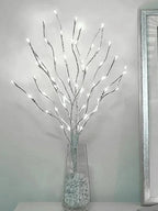 1 PC White Birch Branch Light LED Festive Lights Battery Operated For Christmas Party Wedding Decoration Home Decor Twig Boho Warm Lighting