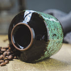 Colorful Reactive Glaze Ceramic Coffee Mug – 6oz Espresso & Tea Cup for Home, Office & Café