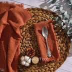 Rustic Cotton Gauze Reusable Napkin – Boho Kitchen & Table Decor