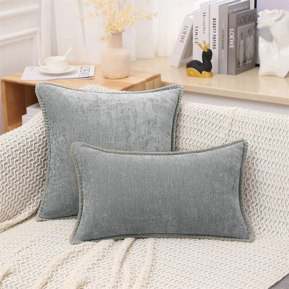 Luxury Chenille Throw Pillow Cover