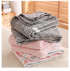 Lightweight Cotton Boho Throw Blanket